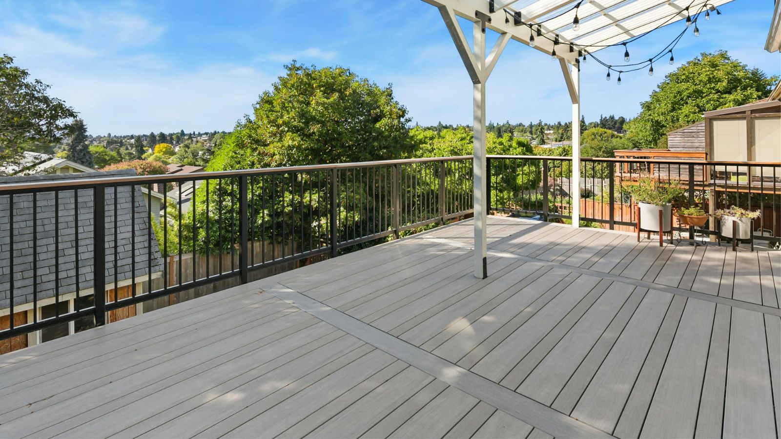 Terrasse en bois composite