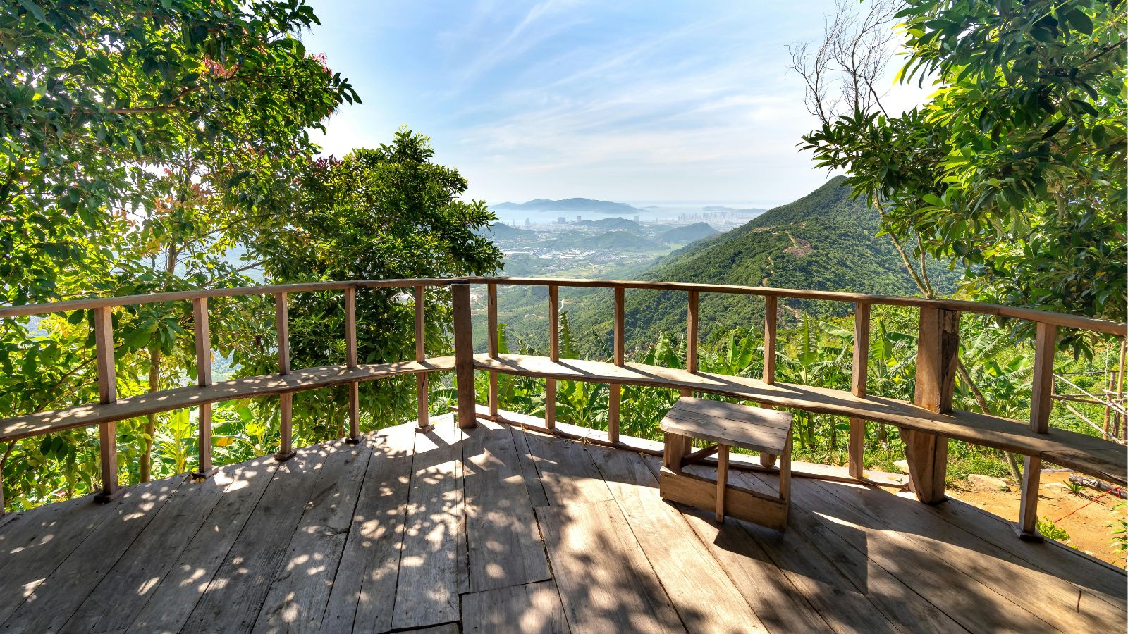 Terrasse en bois exotique